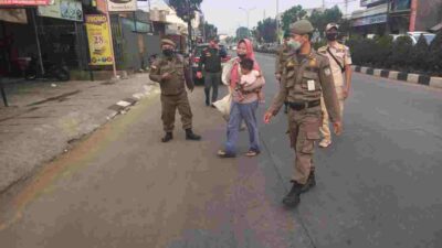 Belasan PMKS Diamankan Satpol PP Kota Tangsel