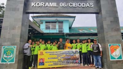 Danramil 06/Cibodas Lepas Salfas Soccer U-13, Bidik Tiket ke Kejuaraan ASEAN