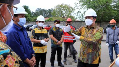 Pembangunan SPBU PT TNG di Terminal Poris Plawad
