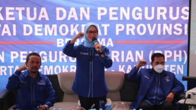 Ketua Demokrat Banten Roadshow dan Konsolidasi ke Kabupaten Tangerang. Iti Octavia : Lakukan Kerja Politik Nyata ke Masyarakat