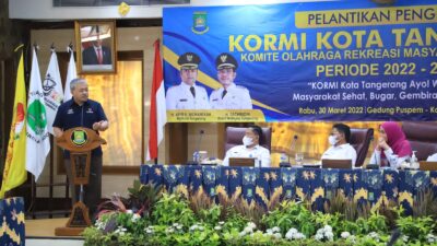 Pengurus KORMI Kota Tangerang 2022-2026 Dilantik. Hanan : Segera Raker Susun Program Kerja