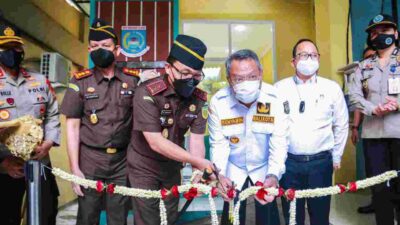 Launching Kampung Restorative Justice Kelurahan Lengkong Gudang Timur Kecamatan Serpong Tangerang Selatan, Rabu (16/3/2022)