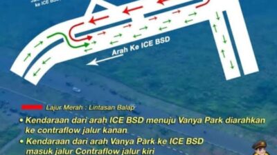 Street Race, Polres Tangsel Alihkan Arus Lalu Lintas