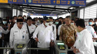 Wali Kota Benyamin Resmikan Wajah Baru Stasiun Pondok Ranji Tangsel