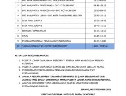 DPD Demokrat Banten Gelar Pertandingan Voli