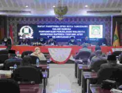 Wali Kota Arief Sampaikan Rancangan APBD TA 2023 Dalam Rapat Paripurna DPRD Kota Tangerang