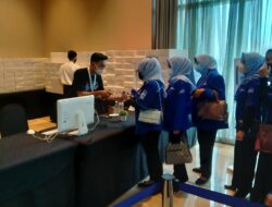 Peserta Pelantikan Demokrat se-Banten Berdatangan dan Lakukan Registrasi