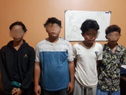 Bawa Dua Bom Molotov, Empat Remaja Diamankan Polsek Jatiuwung