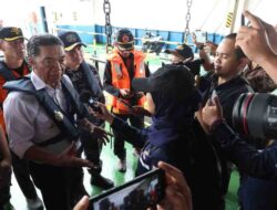 Tinjau KMP Royce 1, Pj Gubernur Banten Al Muktabar: Kita Persiapkan Evakuasi