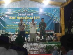 Semarak Peringatan Maulid Nabi di Desa Pisangan Jaya Sepatan