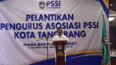 Sachrudin Diharapkan Bangkitkan Sepak Bola Kota Tangerang Kembali Tampil di Ajang Nasional