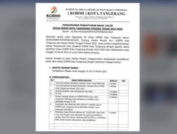 Pendaftaran Calon Ketua KORMI Kota Tangerang 2022-2024 Dibuka, Simak Syarat dan Cara Daftarnya