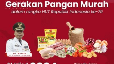 Gerakan Pangan Murah Edisi Kemerdekaan Digelar di Kota Tangerang