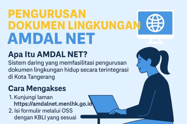 Layanan AMDAL NET Kota Tangerang untuk pengurusan dokumen lingkungan secara online