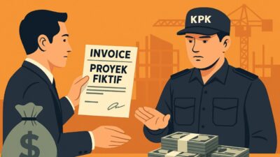 Ilustrasi korupsi proyek fiktif di BUMN