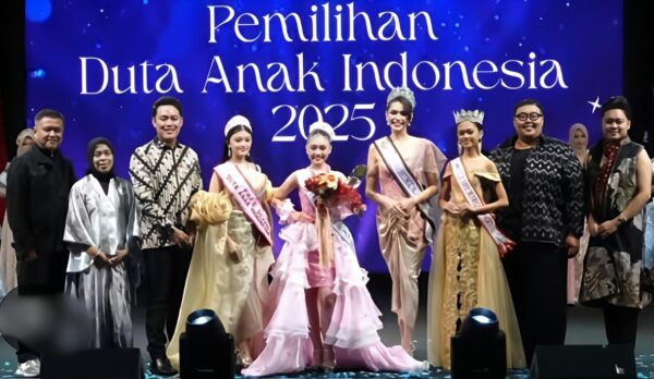 Vania Elizabeth Filberta saat dinobatkan sebagai Duta Anak Indonesia 2025