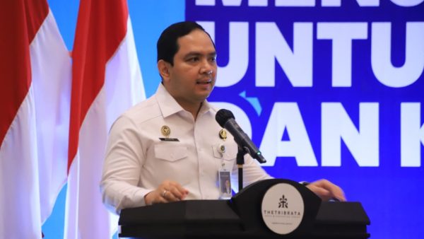 Peluncuran aplikasi WASPADA oleh Kantor Imigrasi Jakarta Selatan dalam rapat TIMPORA di Hotel Tribrata