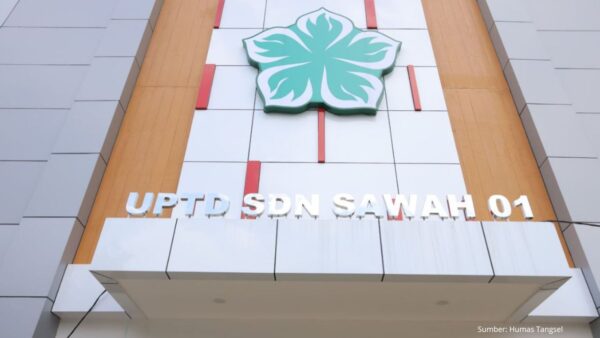 Gedung baru SDN Sawah 01 Tangsel dengan fasilitas modern