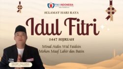 Ketua FWJI Tangerang Cecep Yuliardi menyampaikan ucapan Idul Fitri 1447 H