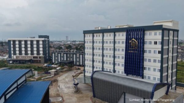 Grand El-Hajj Asrama Haji Banten di Cipondoh yang akan digunakan sebagai embarkasi haji tahun 2026.