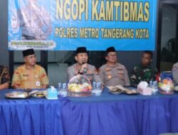 Ngopi Bareng Warga, Kapolres Tangerang Kota Dengarkan Keluhan Langsung