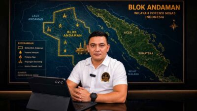 Ketua Umum Prabu Satu Nasional Teungku Muhammad Raju menyampaikan pernyataan terkait pengelolaan Blok Andaman untuk Aceh.