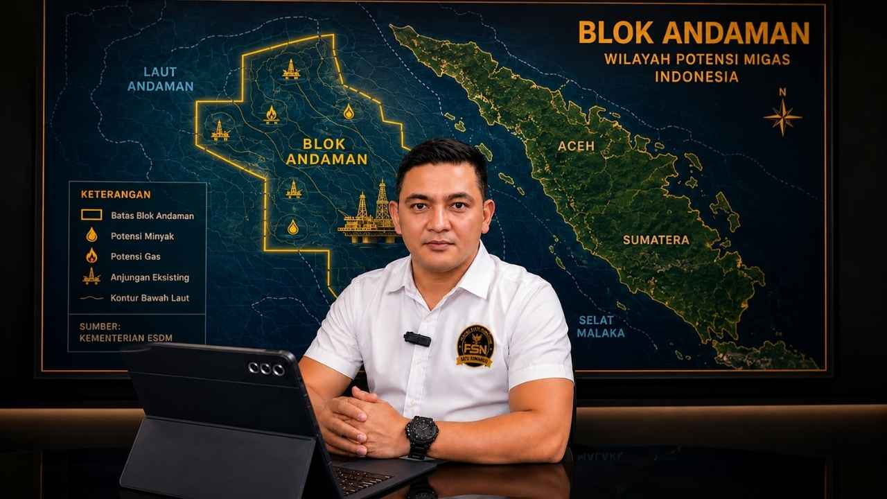 Ketua Umum Prabu Satu Nasional Teungku Muhammad Raju menyampaikan pernyataan terkait pengelolaan Blok Andaman untuk Aceh.