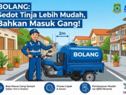 Bolang Kota Tangerang, Armada Sedot Tinja yang Bisa Masuk Gang Sempit